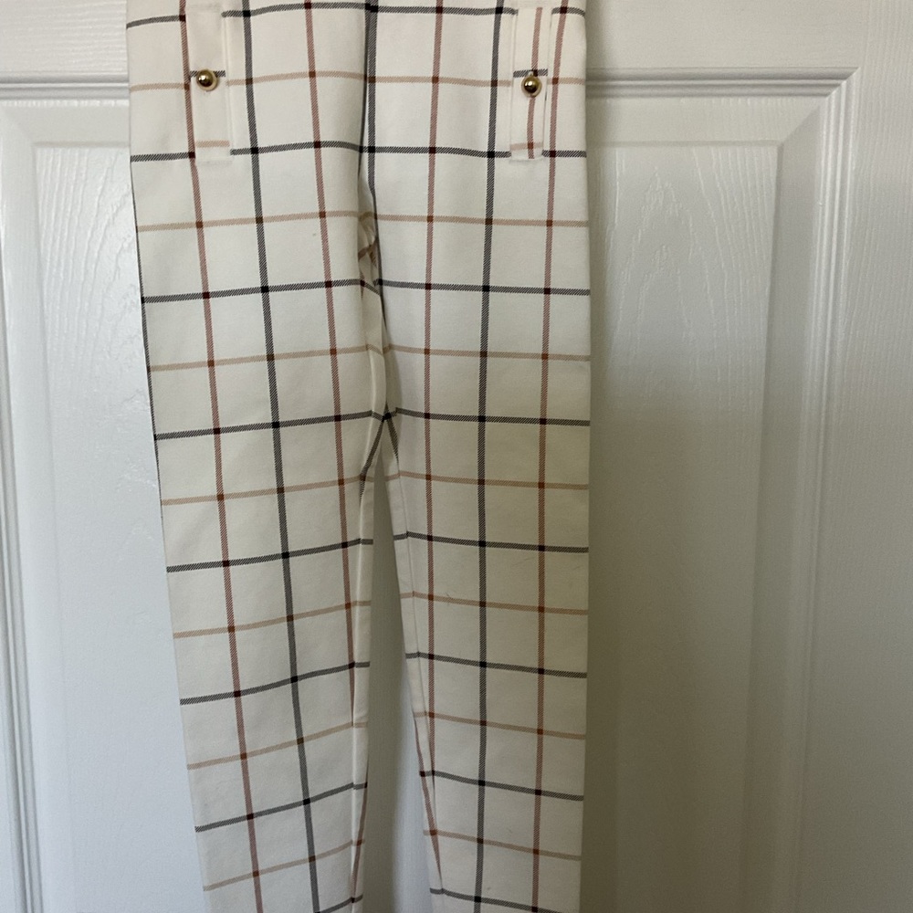 Janie and Jack Chic Checkered Trousers NWOT size 6